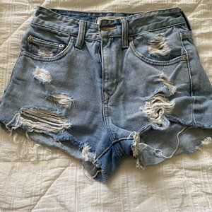 Lover + Friends denim shorts